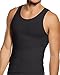 LEO Moderate Compression Shirt for Men - Slimming Tank Tops Undershirt