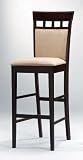 41oc6cSl5xL. SL160  30 Inch Bar Stool with Upholstered Back  in Rich Cappuccino   Coaster