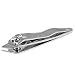 uxcell Metal Slanted Tip Fingernail Toe Pedicure Tool Nail Clipper Silver Tone