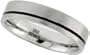 Stainless Steel 1/4 in. (6 mm) Comfort Fit Flat Ring (Available in Sizes 7 to 14), size 12