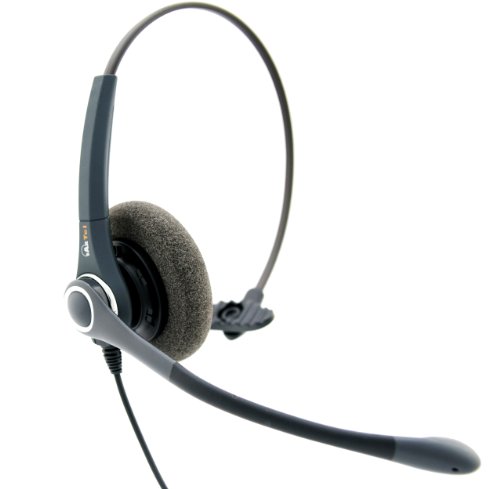 AxTel Pro Mono XL Corded Headset with Noise-Cancelling Microphone + Universal Cord SM-12