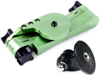 Aluminum Foldable Stabilizer Grip Mount for GoPro Hero 1, Hero 2, Hero 3, Hero 3+, Hero 3 Plus, Hero 4 - Green