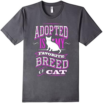 Men's Adopt Cat T SHirt Rescue Animal Lover Adopt Meowy Christmas XL Asphalt
