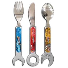 Spearmark Housewares Cars Race O Rama Tool Cutlery - Knife Fork Spoon
