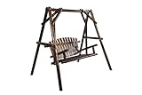 American Furniture Classics Log Swing, Burnt