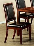 Sonata Walnut Parson Dining Chair (Set of 2)