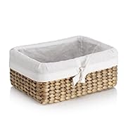Water Hyacinth Small Lined Basket