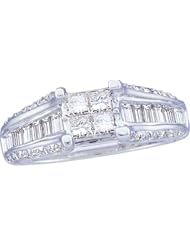 1.00CTW DIAMOND LADIES INVISIBLE RING