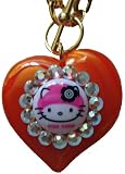 Tarina Tarantino Hello Kitty Mod Heart Necklace (Orange)