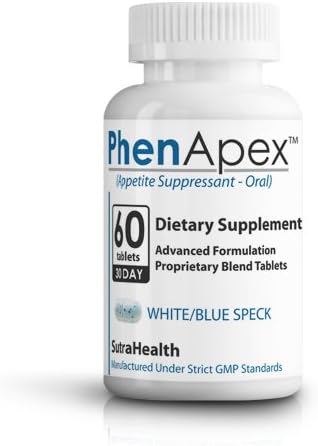 Phen Apex White/Blue Advanced Appetite Suppressant 60 Count (30 Day Supply) - Simply Revolutionary