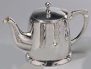 32 OUNCETEA POT - 32 OUNCE SILVER TEA POT