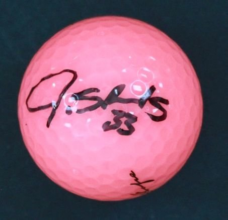 James Shields of the Tampa Bay Rays Autographed Breast Cancer Awareness Golf Ball
