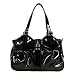 Metro Couture Pet Carrier in Black Patent Size: Large