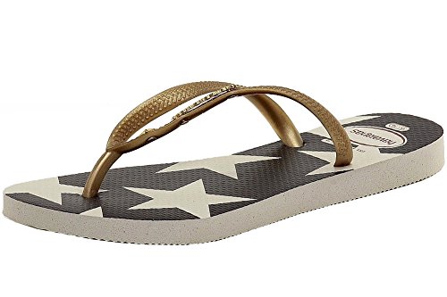 Havaianas Women's Slim Stars and Stripes Sandal