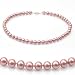 Genuine Swarovski Crystal Pearl Necklace- Rose (8mm)
