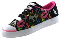 Babycham Disco Print Lace Trainers