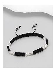 Polyester Bracelet In Sterling Silver