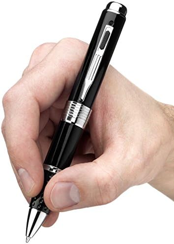 Spy Pen Camera True HD - 16GB SD Card Included - No Blinking Lights - Professional Stealth Hidden Camera Executive Pen, DVR/Webcam, PC/MAC, Real 1080P HD Video Camera &amp; Image Recording