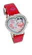 Betty Boop Womens Heart Shape ? Leather Strap Watch #BB-W421B