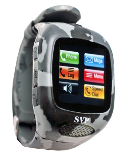 G13 (with Micro 4GB) Camouflage Camera GSM Quad-band Watch Phone ~ UNLOCKED ~