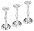 Godinger Pillar or Taper Candleholders, Set of Three