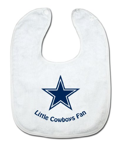 NFL Dallas Cowboys White Snap Bib with Team Logo