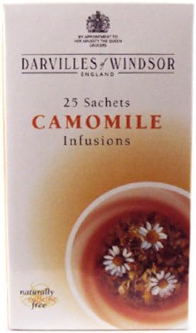 Darvilles of Windsor Camomile Tea (25 Individually Wrapped Tea Bags)