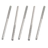 uxcell　ダイヤモンドポイント　 5本入り　3mmx70mmx28mm　円筒の先端