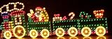 Lighted 4pc Holographic Motion Train 600 Lights