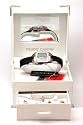 Pierre Cardin Ladies Leather Watch Earring & Pendant Set, In A Fancy Presentation Box