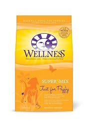 Wellness Super5Mix Dry Dog Food, Just for Puppy Recipe, 30-Pound Bag