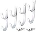 4 PCS Set Wide Pool Pole Hangers Heavy Duty White Aluminium Holder Hooks with Screws Perfect Hook Holders for Swimming Pool,Telescopic Poles,Skimmers,Nets Brushes,Vacuum Hose,Garden Equipment Etc