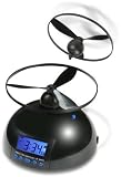 Flying Digital Alarm Clock - Black
