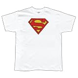 Superman - Classic Logo White T-Shirt