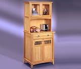 Nantucket Buffet - Hutch (Natural) (70 H x 29.5 W x 20.75 D)