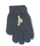 One Size Dark Navy Magic Gloves to Be Trimmed with Customer Chosen Ivory Color Monogram for Boys 1-3 Years