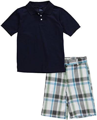 Sahara Club Big Boys' "Norwood" 2-Piece Outfit - navy, 12