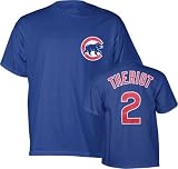 Mens Chicago Cubs #2 Ryan Theriot Name and Number Tshirt