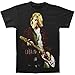 FEA Men's Kurt Cobain Red Jacket Guitar Photo Mens T-Shirt