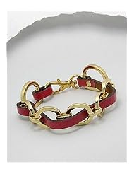 Red Leather Bracelet