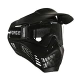 Paintball V-Force Armor Mask with Visor Black