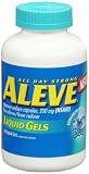 ALEVE Liquid Gels Pain Reliever Fever Reducer, Naproxen Sodium Capsules 220 mg (NSAID) 160 Liquid Gels