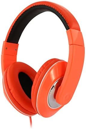Dynamic Sound Headphones with Mic - Orange