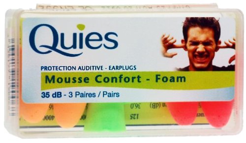 Quies Protection Auditive - Earplugs 35dB-3 Pairs