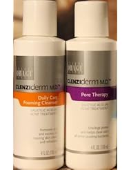 Beauty: OBAGI CLENZIderm M.D. Daily Care Foaming Cleanser & Pore Therapy (Step 1 & 2) - USA