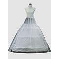 Loywe, Reifrock Petticoat aus Satin, 3 Ringe, Taille Umfang bis 90cm, LW4803