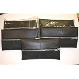 10 Wholesale Recycled Black Wallet Clutch Purse Bags by SilverHooks