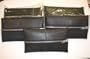 10 Wholesale Recycled Black Wallet Clutch Purse Bags