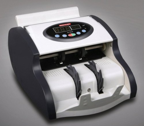 Semacon S-1015 Mini Table Top Compact Currency Counter with Batching 900 npm UV CF