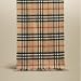 Burberry Cashmere Long Muffler Scarf Classic Camel Check